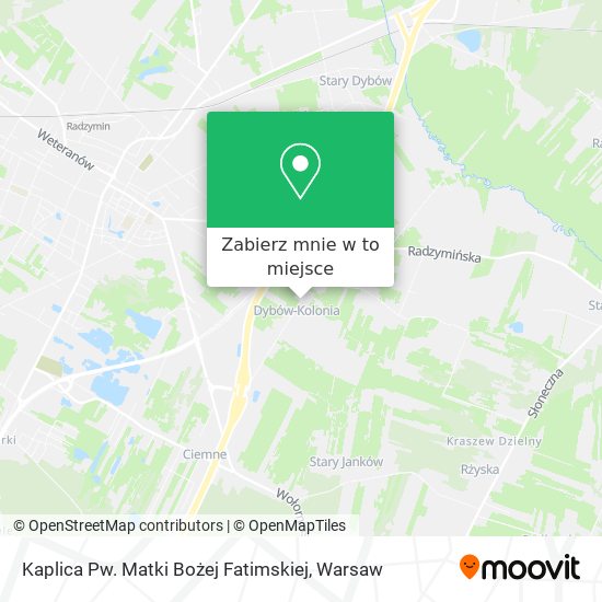 Mapa Kaplica Pw. Matki Bożej Fatimskiej