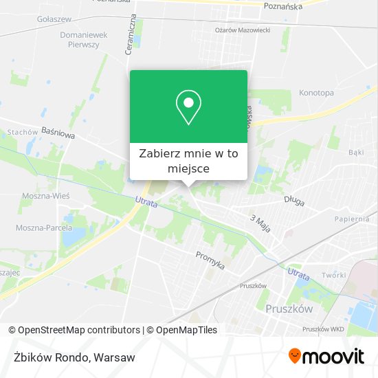 Mapa Żbików Rondo