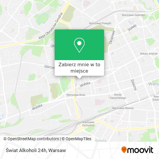 Mapa Świat Alkoholi 24h