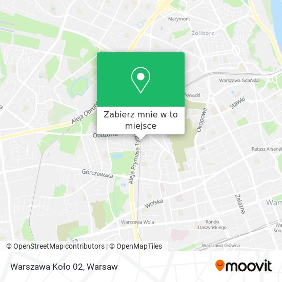 Mapa Warszawa Koło 02