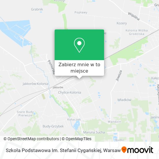 Mapa Szkoła Podstawowa Im. Stefanii Cygańskiej