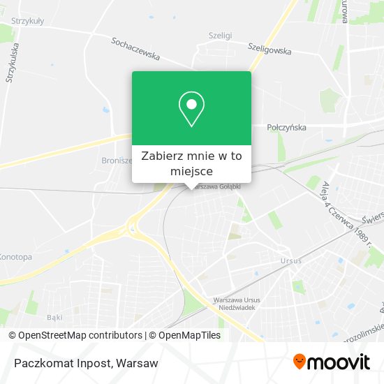 Mapa Paczkomat Inpost