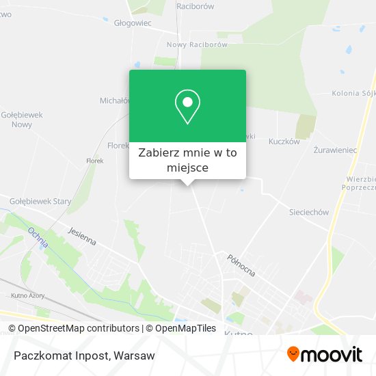 Mapa Paczkomat Inpost