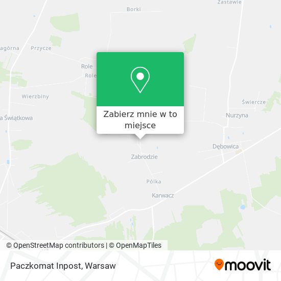 Mapa Paczkomat Inpost