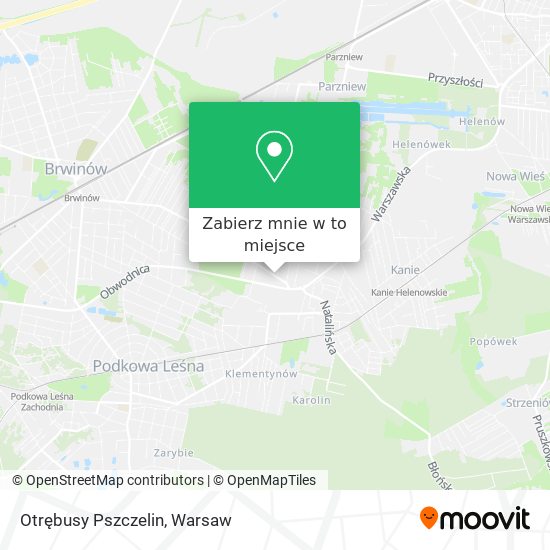 Mapa Otrębusy Pszczelin