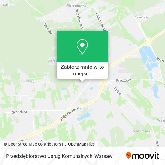 Mapa Przedsiębiorstwo Usług Komunalnych