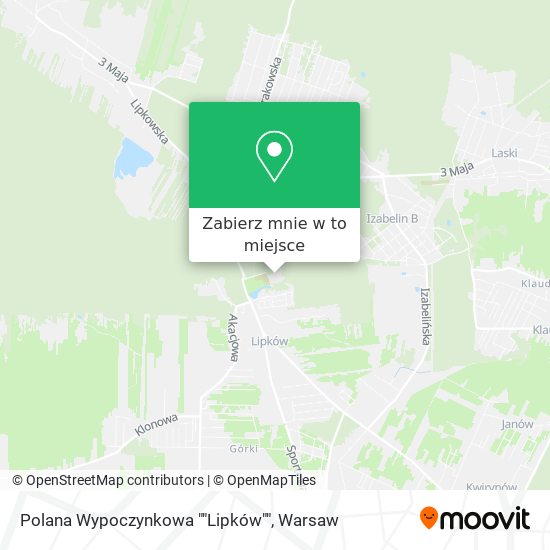 Mapa Polana Wypoczynkowa ""Lipków""