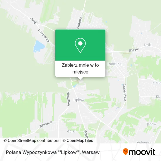 Mapa Polana Wypoczynkowa ""Lipków""