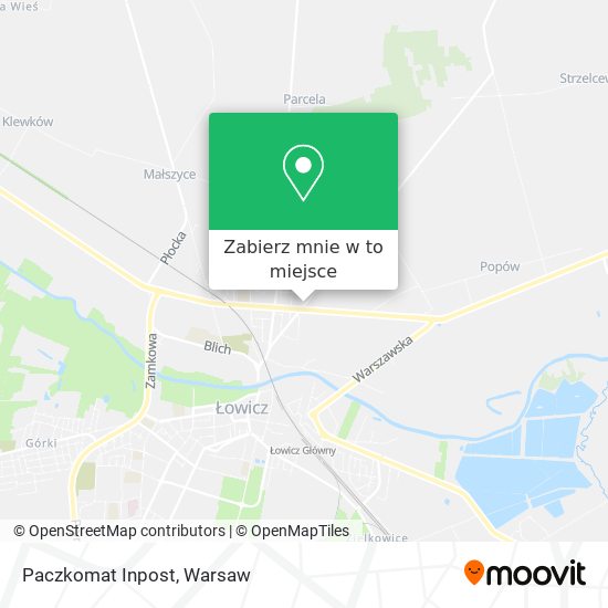 Mapa Paczkomat Inpost