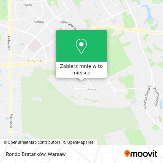 Mapa Rondo Bratanków