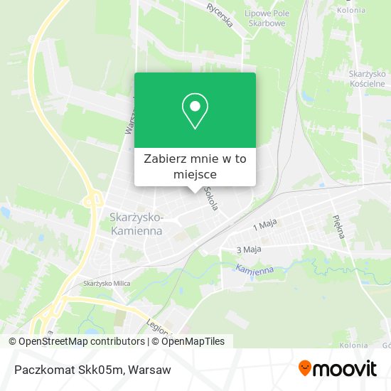 Mapa Paczkomat Skk05m