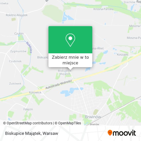 Mapa Biskupice Majątek