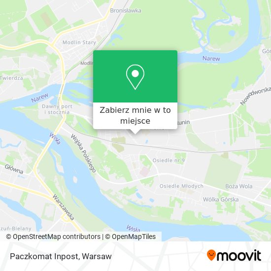 Mapa Paczkomat Inpost