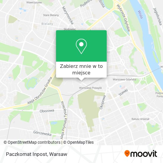 Mapa Paczkomat Inpost