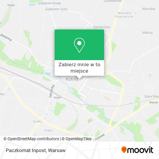 Mapa Paczkomat Inpost