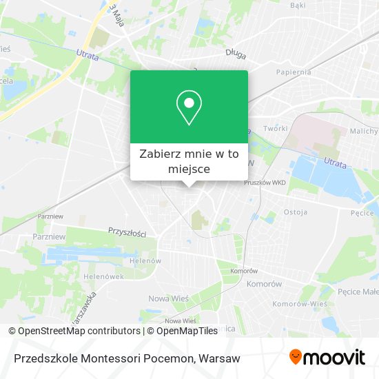 Mapa Przedszkole Montessori Pocemon