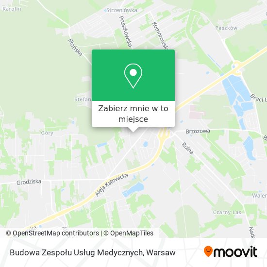 Mapa Budowa Zespołu Usług Medycznych