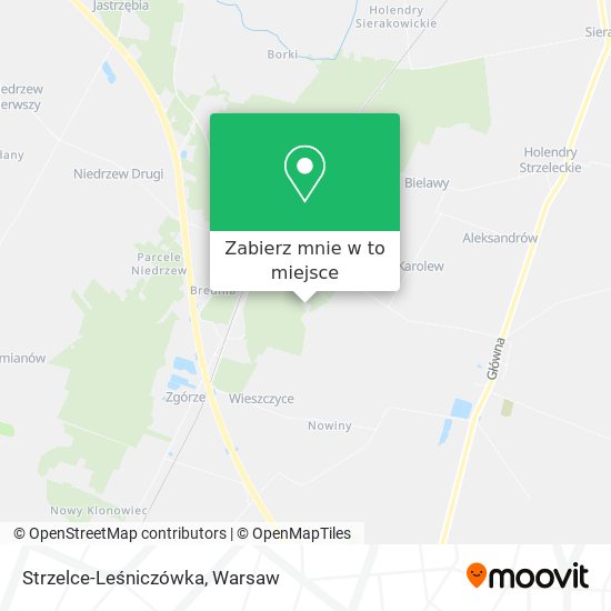 Mapa Strzelce-Leśniczówka