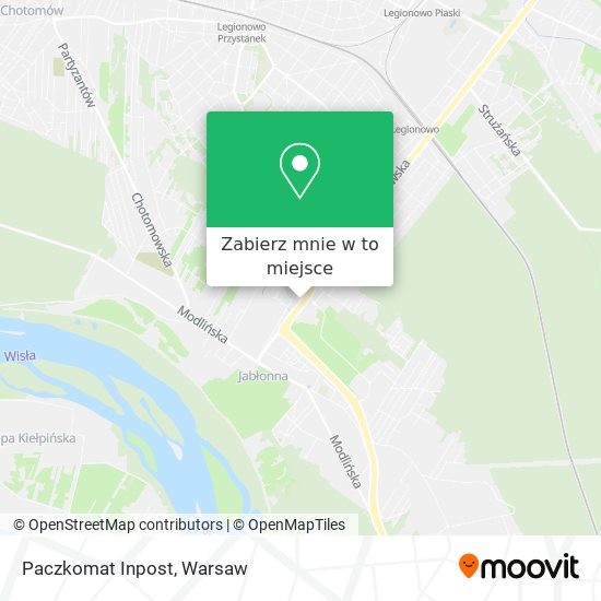 Mapa Paczkomat Inpost