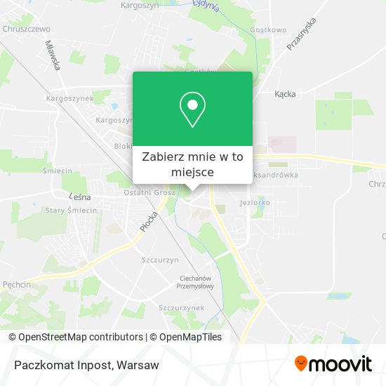 Mapa Paczkomat Inpost