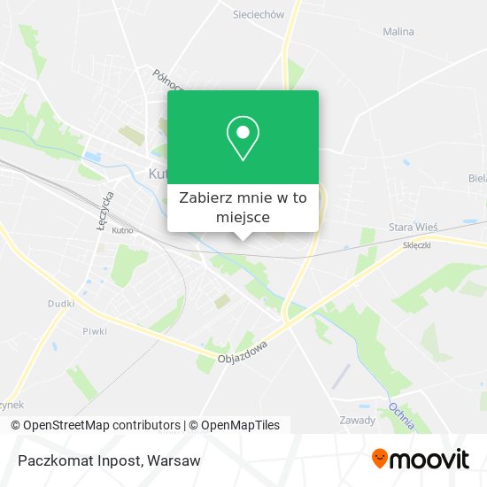 Mapa Paczkomat Inpost