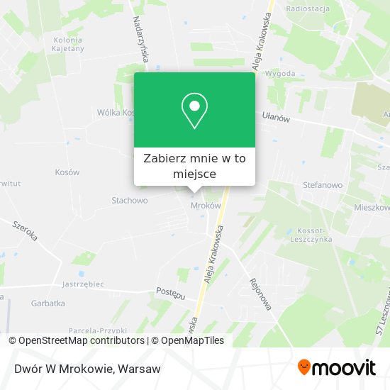 Mapa Dwór W Mrokowie