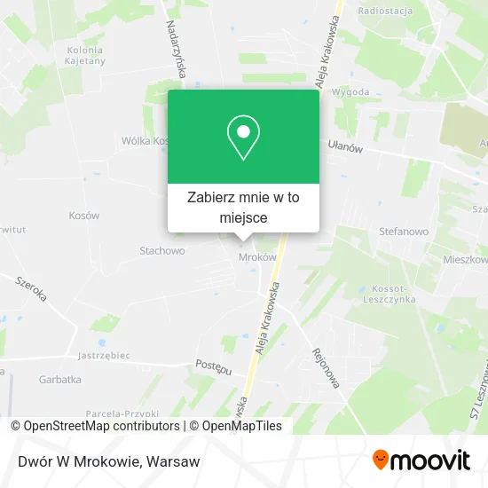 Mapa Dwór W Mrokowie