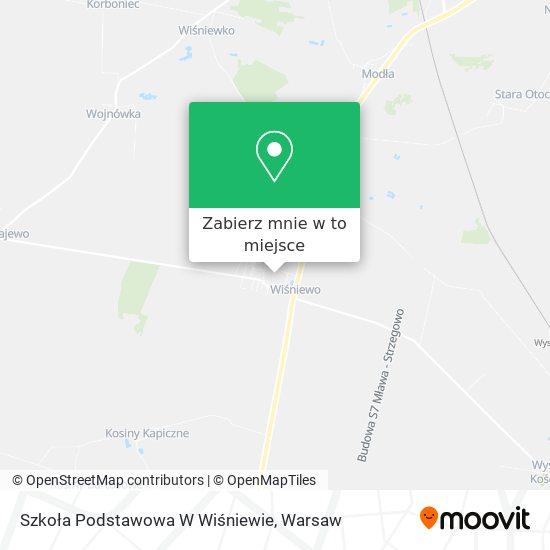 Mapa Szkoła Podstawowa W Wiśniewie