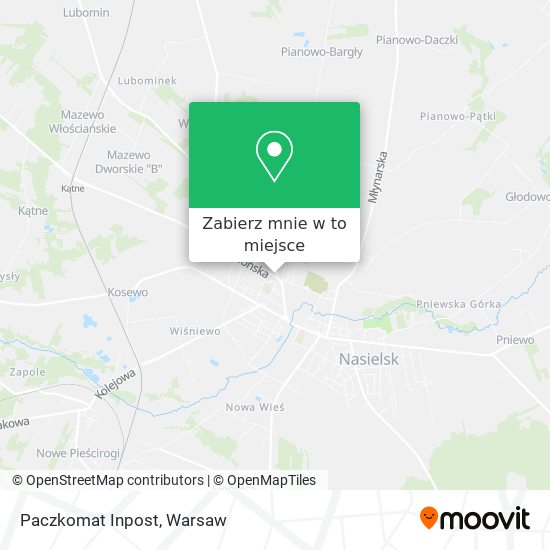 Mapa Paczkomat Inpost