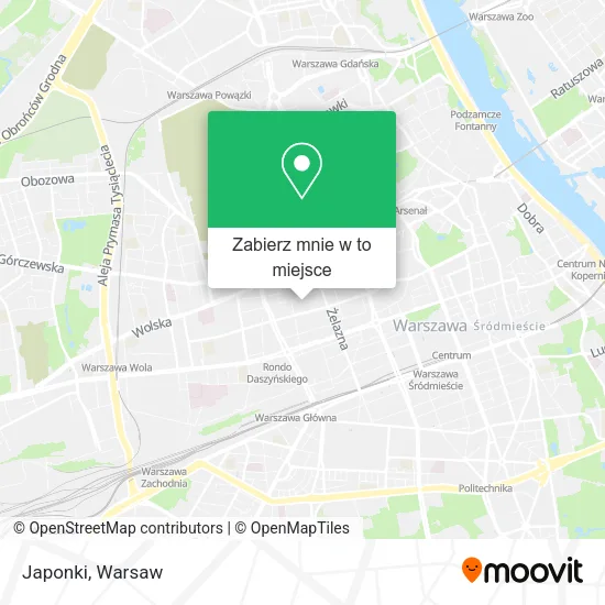 Mapa Japonki