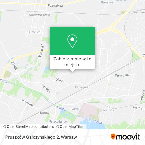 Mapa Pruszków Gałczyńskiego 2