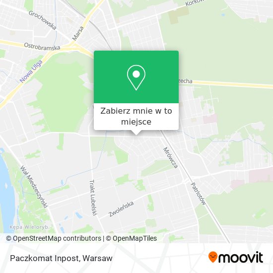 Mapa Paczkomat Inpost