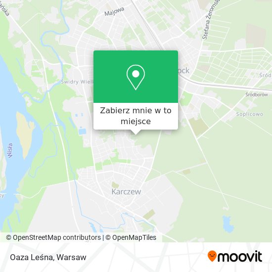 Mapa Oaza Leśna