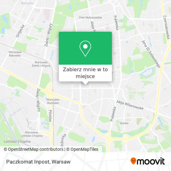 Mapa Paczkomat Inpost