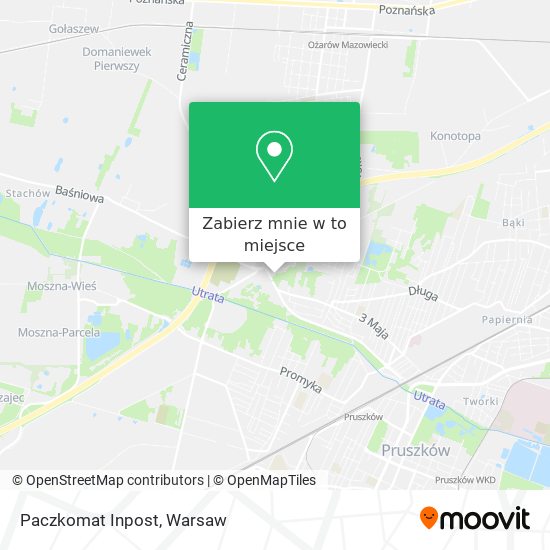 Mapa Paczkomat Inpost