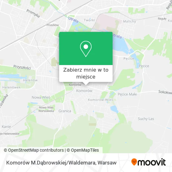 Mapa Komorów M.Dąbrowskiej / Waldemara