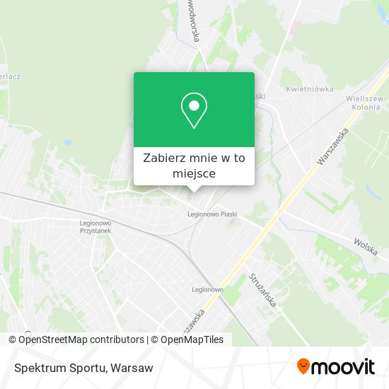 Mapa Spektrum Sportu