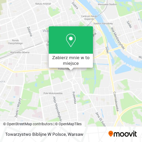 Mapa Towarzystwo Biblijne W Polsce