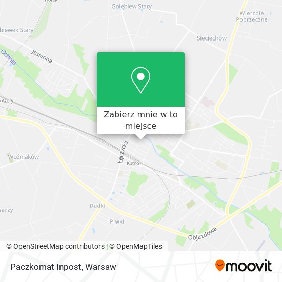 Mapa Paczkomat Inpost