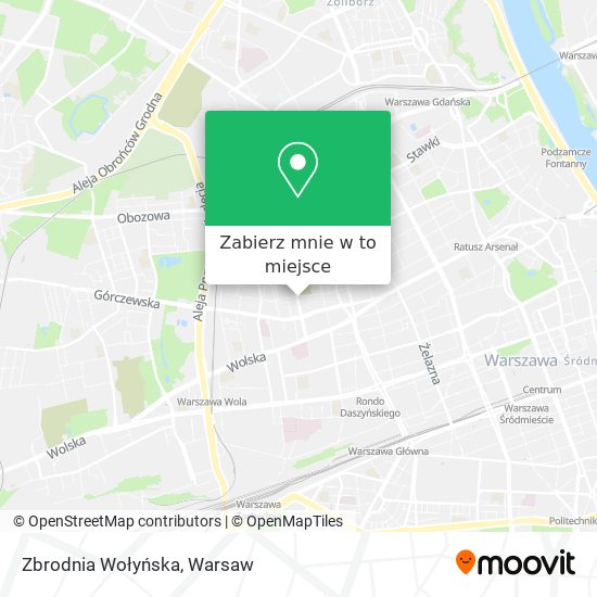 Mapa Zbrodnia Wołyńska