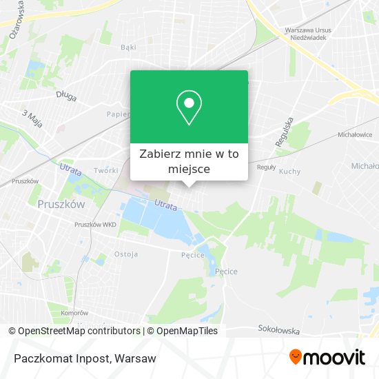 Mapa Paczkomat Inpost