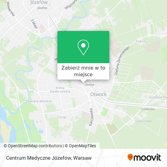 Mapa Centrum Medyczne Józefów