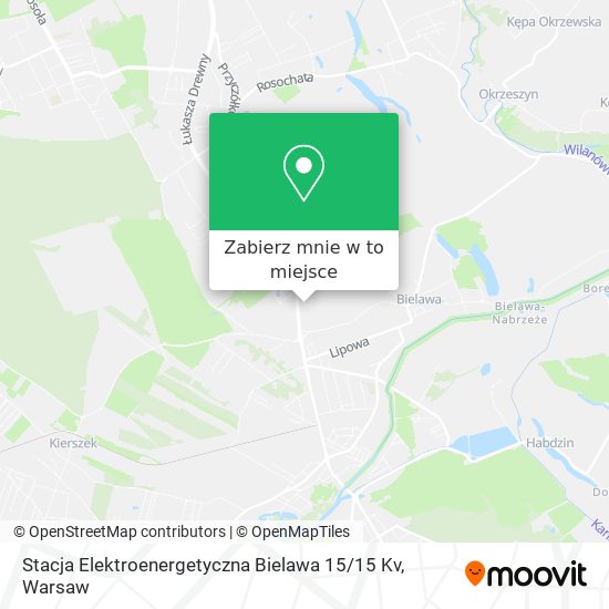 Mapa Stacja Elektroenergetyczna Bielawa 15 / 15 Kv