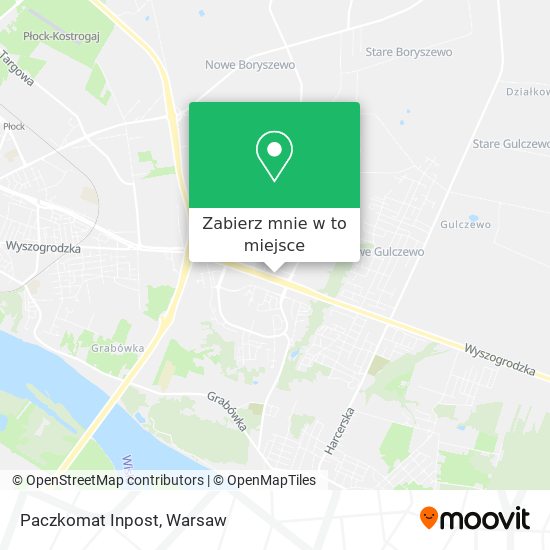 Mapa Paczkomat Inpost