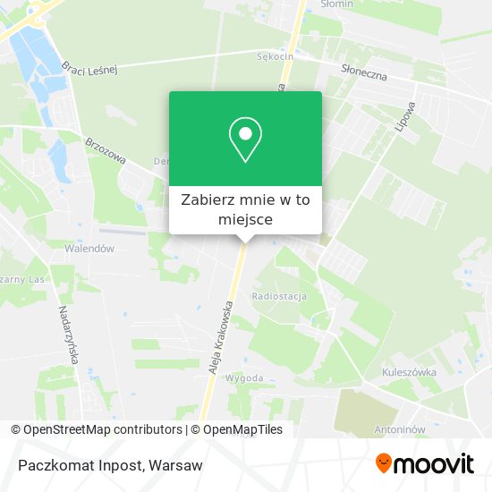 Mapa Paczkomat Inpost