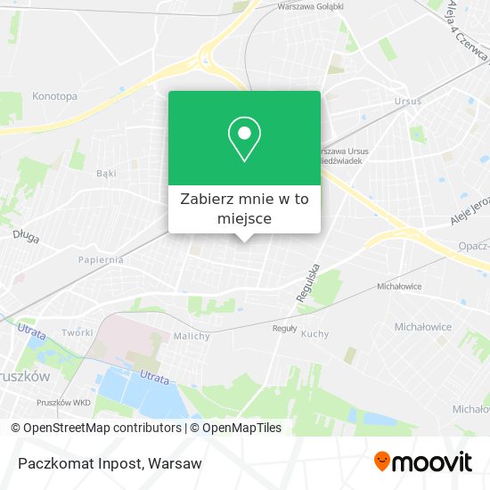 Mapa Paczkomat Inpost