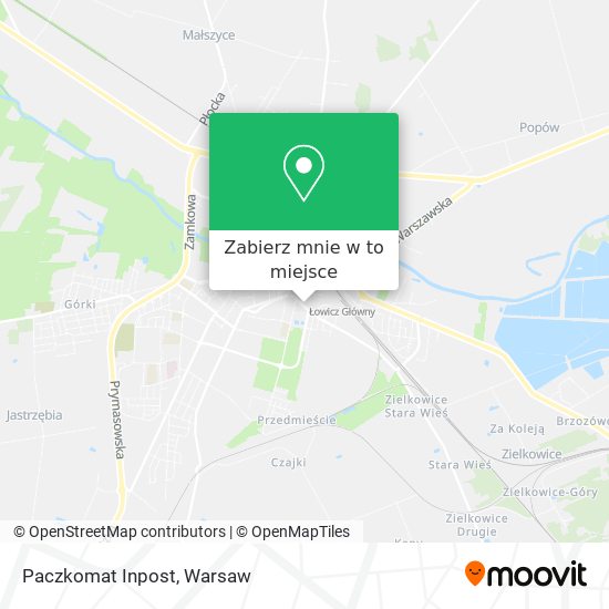 Mapa Paczkomat Inpost