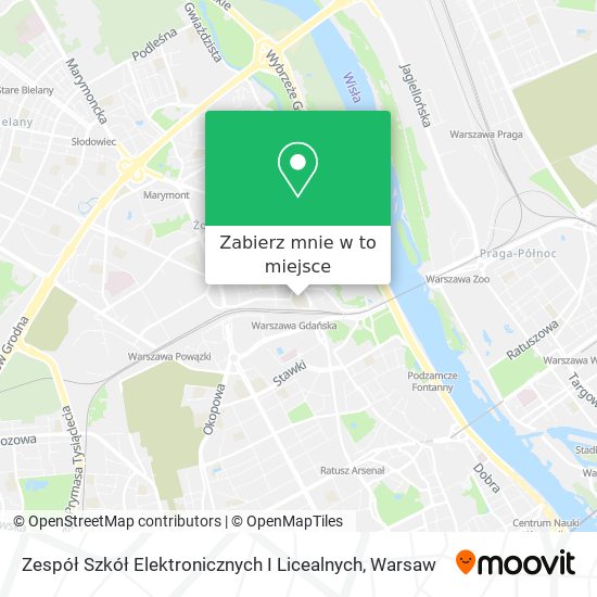 Mapa Zespół Szkół Elektronicznych I Licealnych