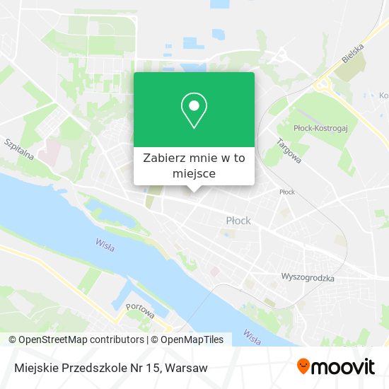 Mapa Miejskie Przedszkole Nr 15