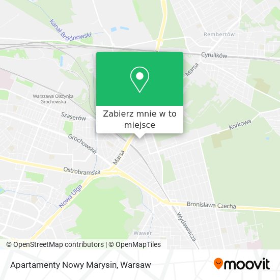 Mapa Apartamenty Nowy Marysin